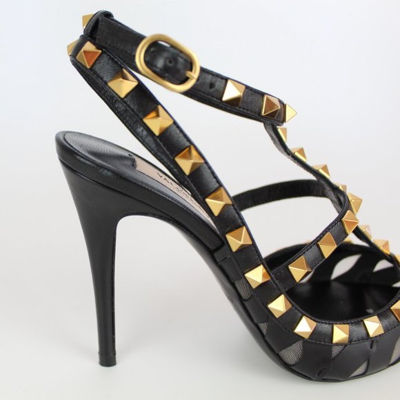 NEW VALENTINO GARAVANI Rockstud Leather Pumps - Picture 11 of 16